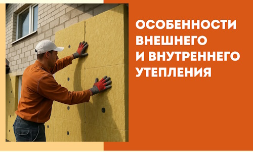 Какие особенности внешнего и внутреннего утепления в Раменском