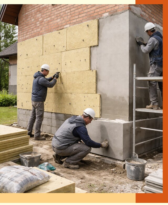 Утепление частного дома в Раменском под ключ от 7604 руб/м2 — недорого | ТепломастерРмн