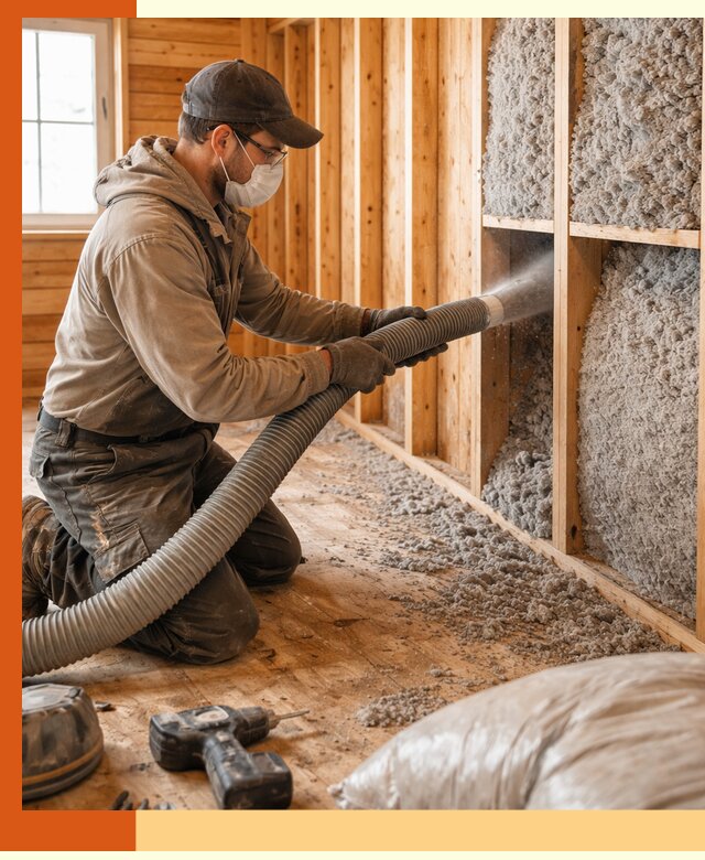 Утепление дачного дома эковатой в Раменском — быстро и надёжно