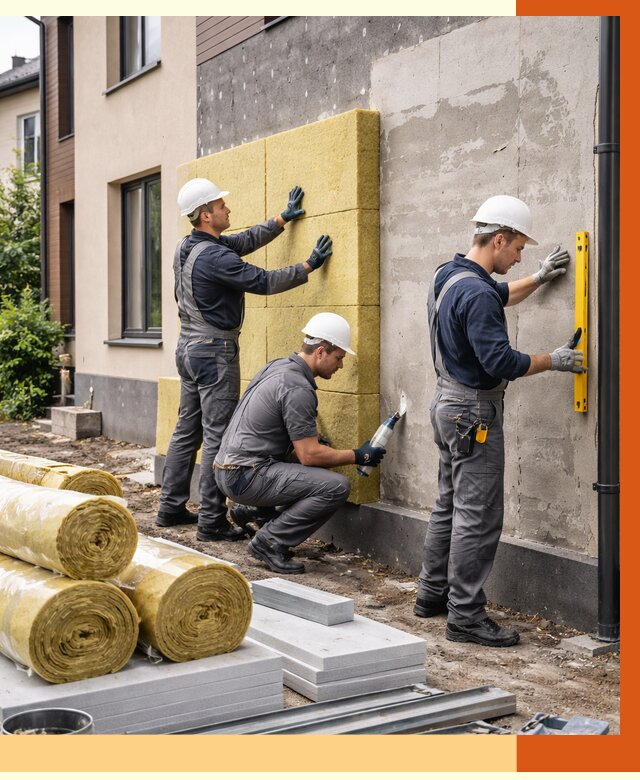 Утепление таунхауса в Раменском от 7300 руб/м2 — комплекс под ключ | ТепломастерРмн