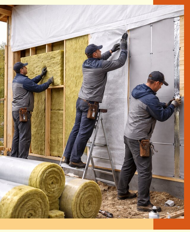 Утепление каркасного дома в Раменском от 4258 руб./м2 — профессионально | ТепломастерРмн