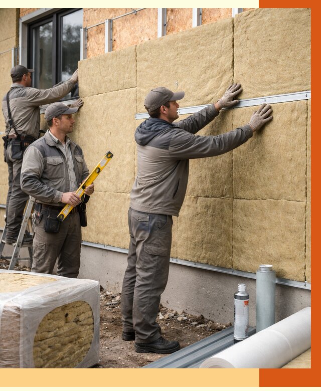 Утепление дома из SIP панелей в Раменском от 6286 руб./м² под ключ | ТепломастерРмн