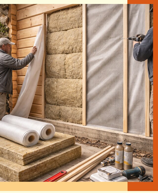 Утепление дома из минибруса в Раменском от 4563 руб/м2 — заказать профессионально | ТепломастерРмн