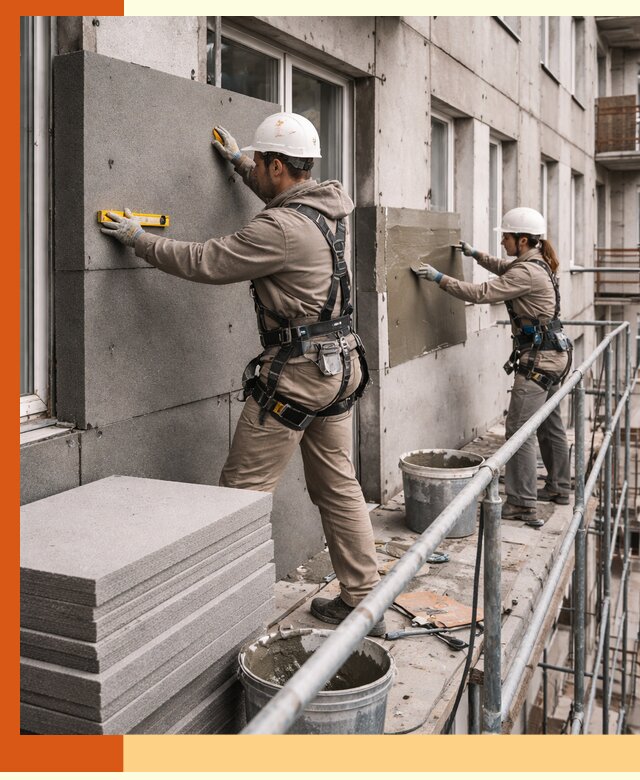 Утепление квартиры снаружи под ключ в Раменском