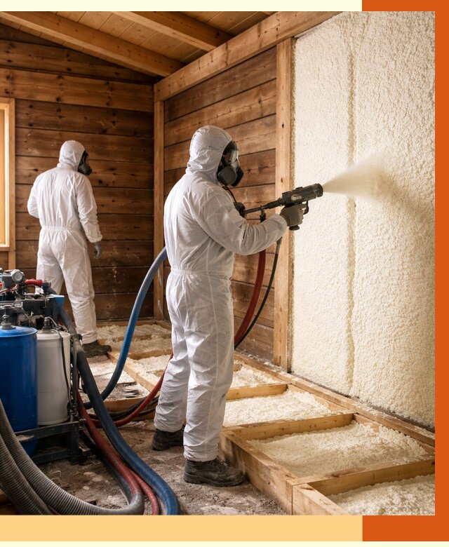 Утепление бани ппу в Раменском под ключ от 4258 руб./м2 | ТепломастерРмн - напыление и монтаж ппу