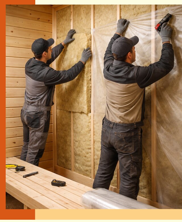 Профессиональное утепление сауны в Раменском с гарантиями качества