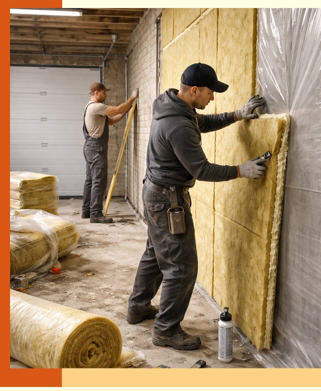 Утепление гаража под ключ в Раменском — все виды теплоизоляции