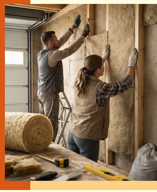 Утепление гаража изнутри в Раменском: быстро и надежно