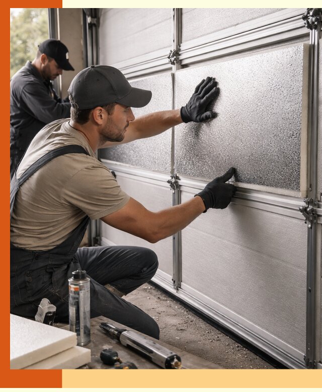 Утепление гаражных ворот в Раменском качественно и надежно