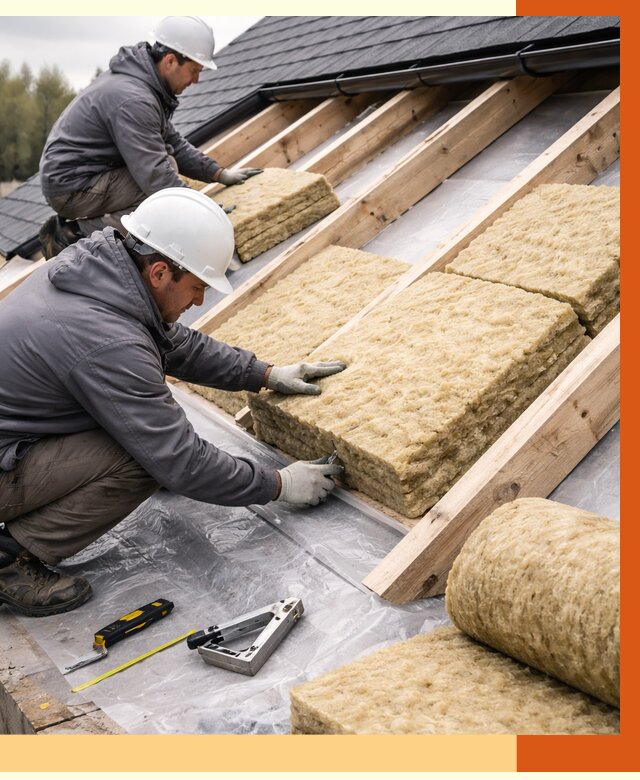 Утепление крыши в Раменском от 1876 руб./м2 — комплексное утепление кровли | ТепломастерРмн