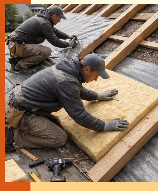 Профессиональное утепление крыши в Раменском качественно и надежно