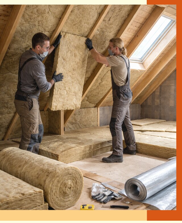 Утепление мансарды минватой в Раменском от 4258 руб./м2 — монтаж и пароизоляция | ТепломастерРмн