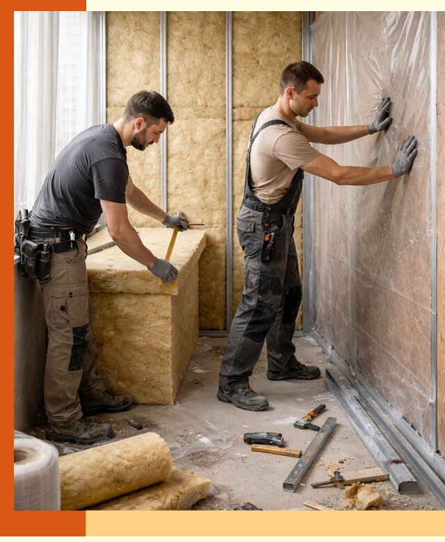 Профессиональное утепление лоджии в Раменском эффективно и надежно