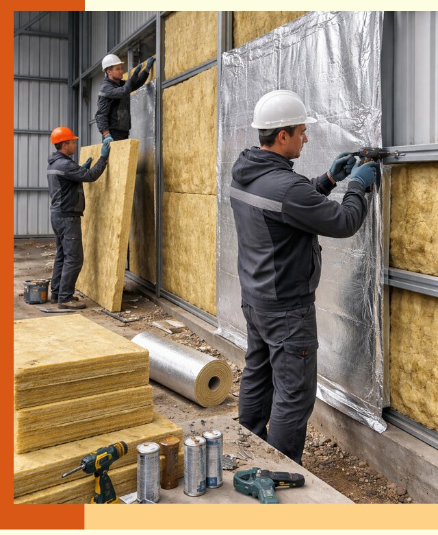 Утепление металлического ангара профессионально в Раменском