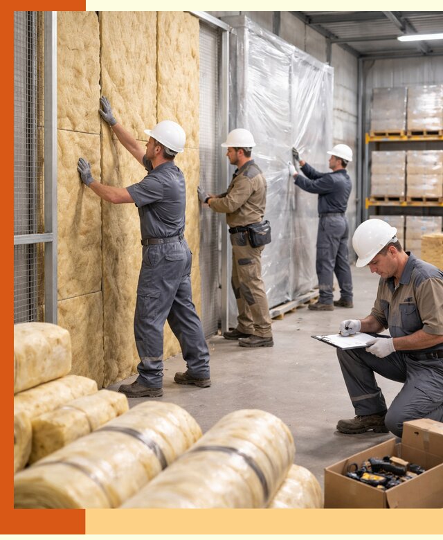 Утепление склада готовой продукции в Раменском качественно и быстро