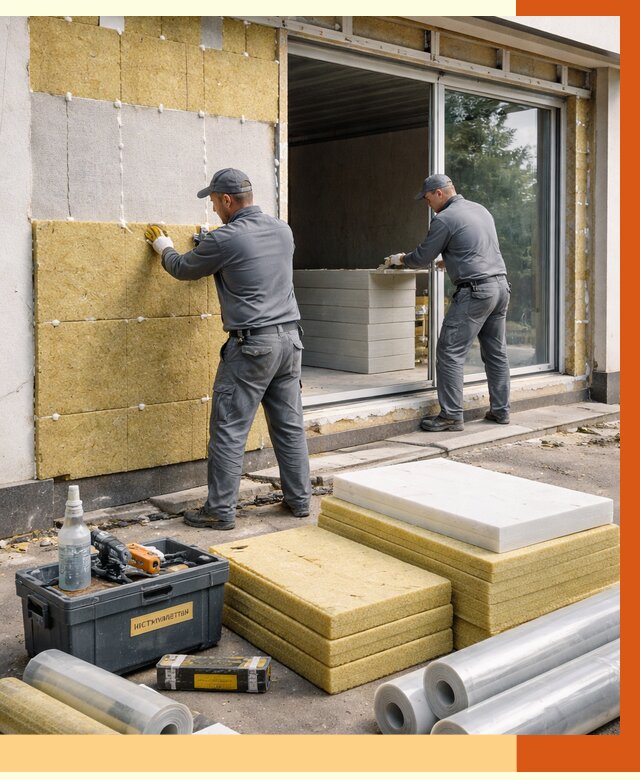 Утепление торгового павильона в Раменском от 14702 руб./м² под ключ | ТепломастерРмн