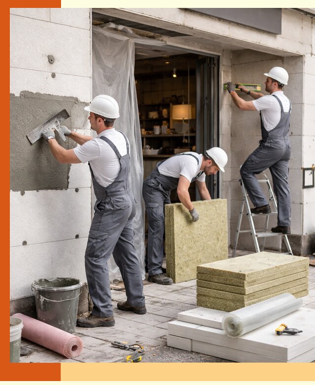 Утепление кафе в Раменском: профессиональная теплоизоляция и монтаж