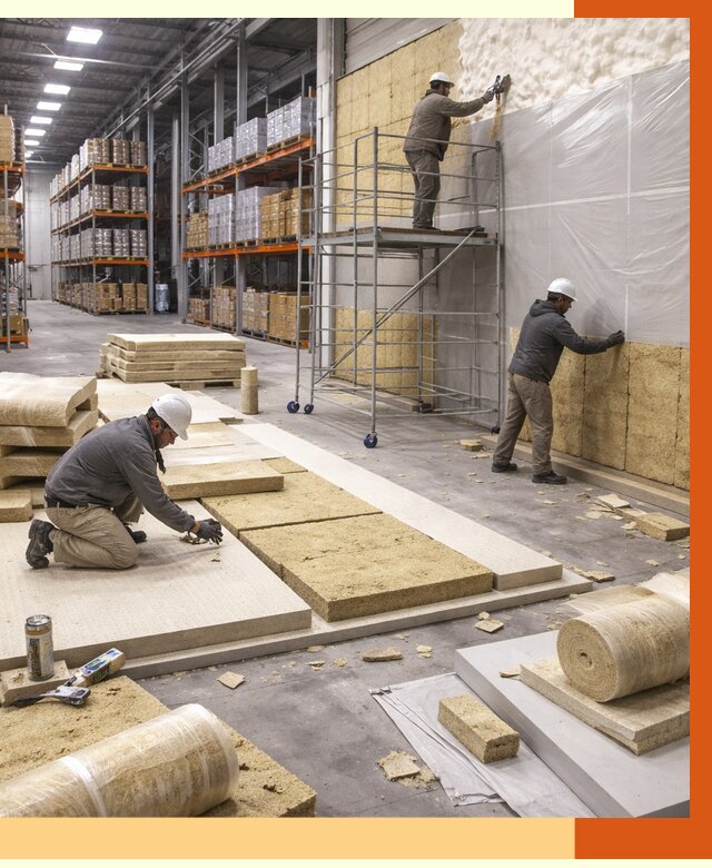 Утепление складского терминала в Раменском от 7604 руб./м² под ключ | ТепломастерРмн