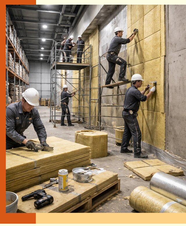 Утепление логистического центра в Раменском качественно и экономично