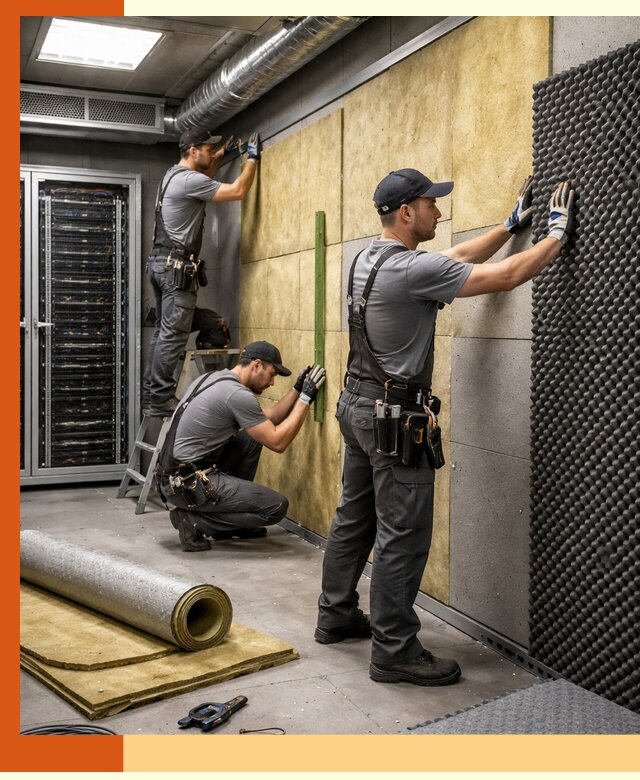 Утепление серверной комнаты профессионально в Раменском