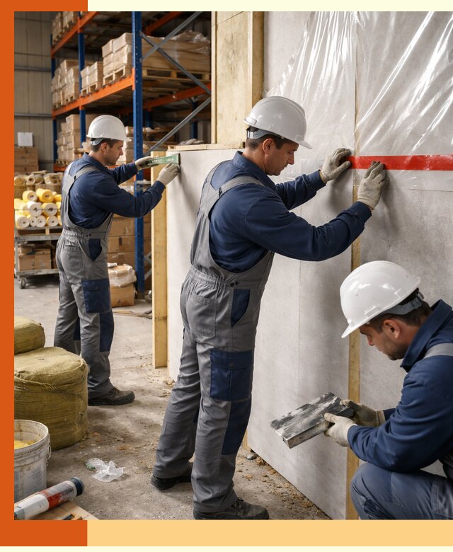 Утепление теплого склада под ключ в Раменском