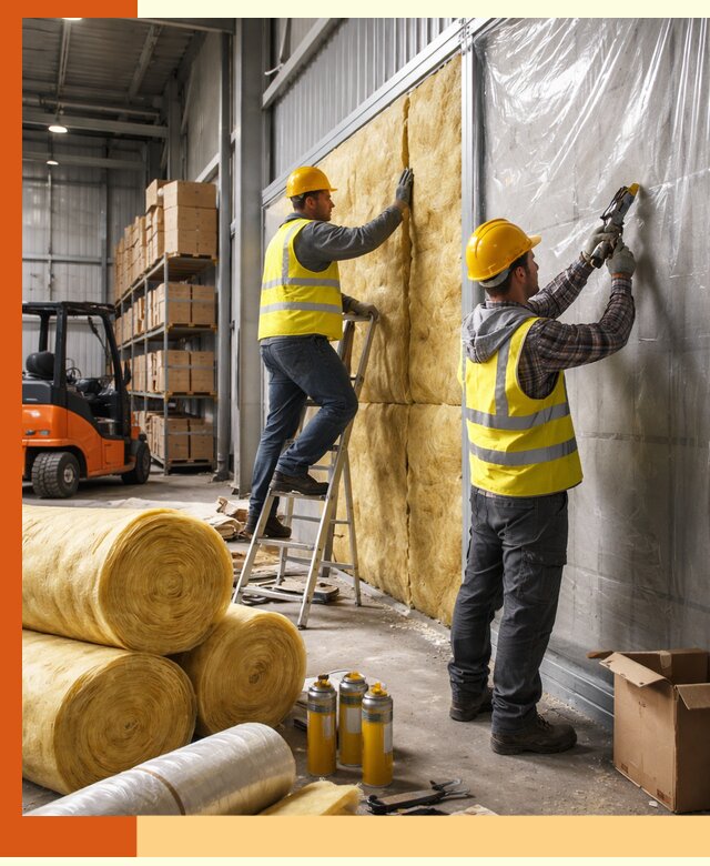 Утепление склада с техникой в Раменском под ключ