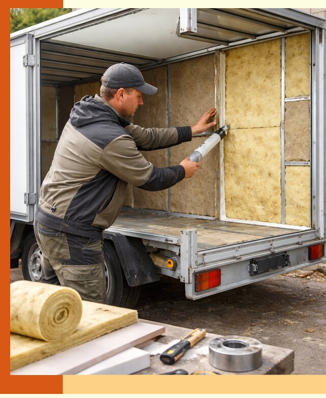 Профессиональное утепление прицепа в Раменском для любых условий