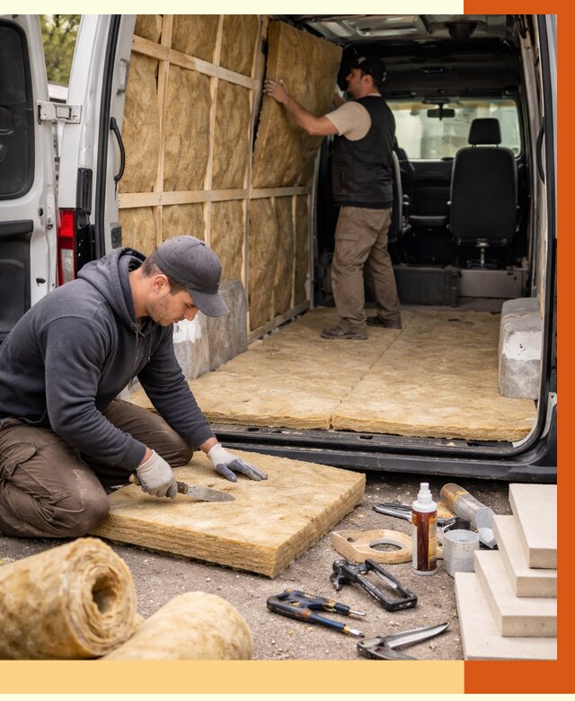 Утепление кемпера в Раменском под ключ от 12167 руб. — профессионально | ТепломастерРмн