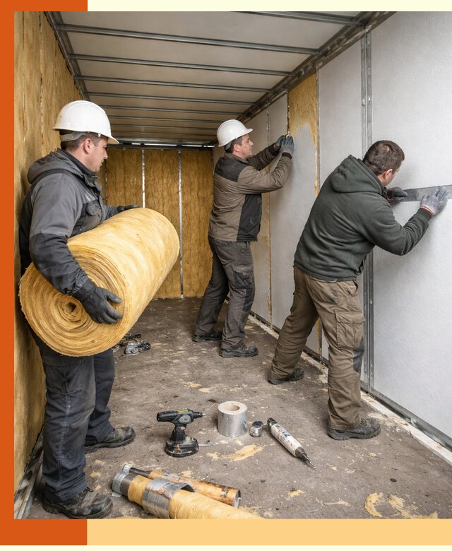 Утепление рефрижераторного контейнера в Раменском профессионально и надежно