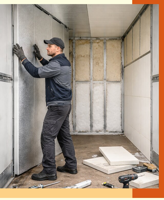 Утепление холодильного кузова в Раменском от 13688 руб. под ключ | ТепломастерРмн