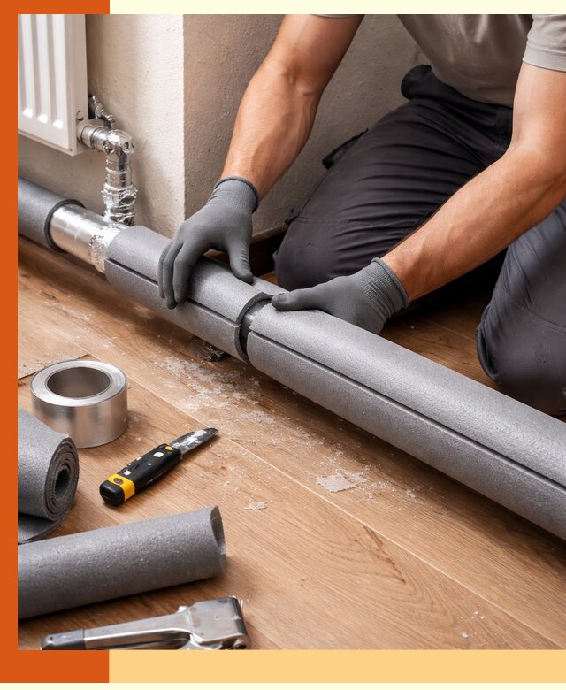 Утепление труб отопления в Раменском: теплоизоляция и защита сети