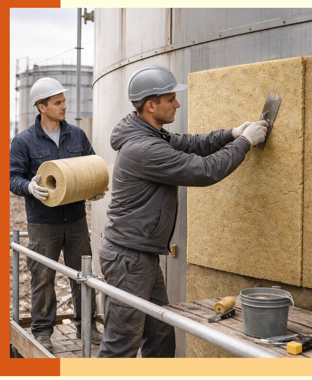 Профессиональное утепление резервуара и теплоизоляция в Раменском