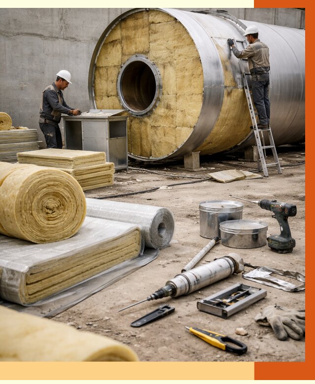 Утепление резервуара с топливом в Раменском от 27882 руб. под ключ | ТепломастерРмн