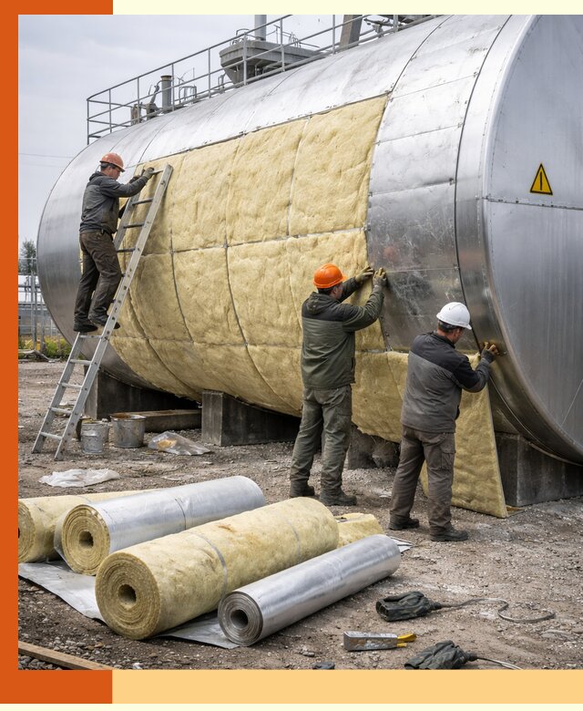 Утепление резервуаров с топливом в Раменском надежно и экономично