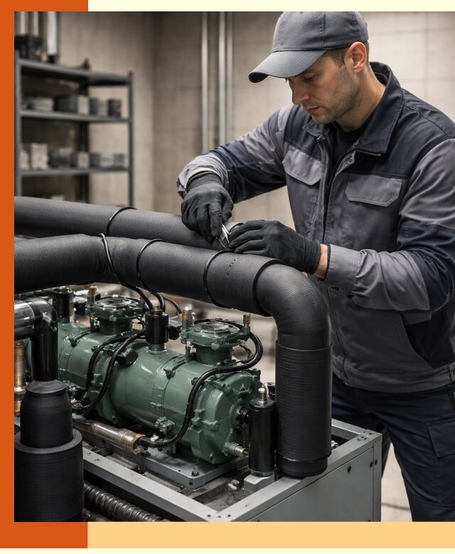 Утепление холодильного агрегата и теплоизоляция в Раменском