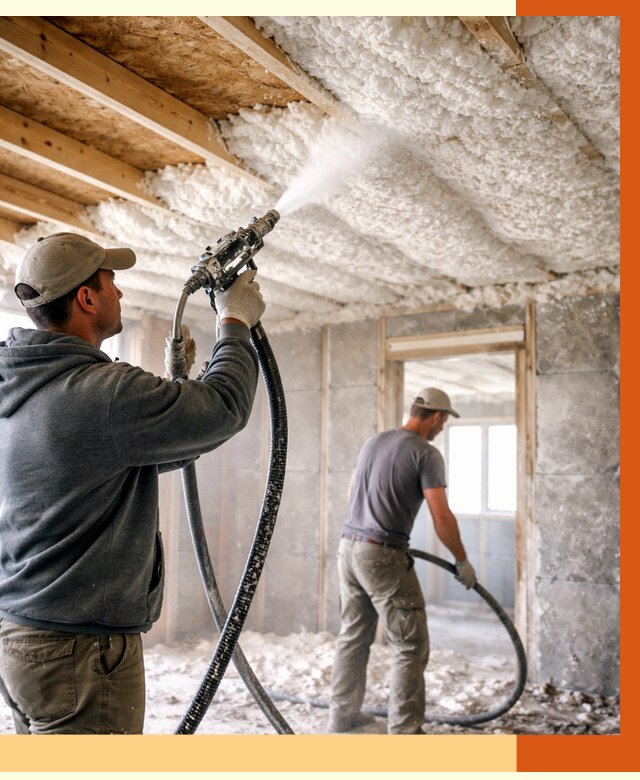 Утепление пеноизолом в Раменском от 1622 руб./м2 под ключ | ТепломастерРмн