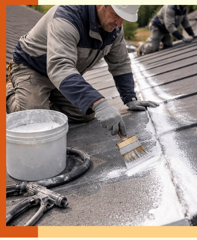 Утепление кровли жидкой теплоизоляцией в Раменском