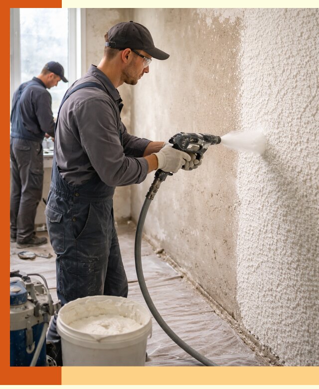 Утепление стен жидкой теплоизоляцией в Раменском для квартир и домов