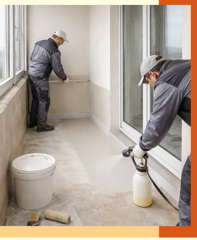 Утепление балкона жидкой теплоизоляцией в Раменском от 5830 руб./м2 | ТепломастерРмн