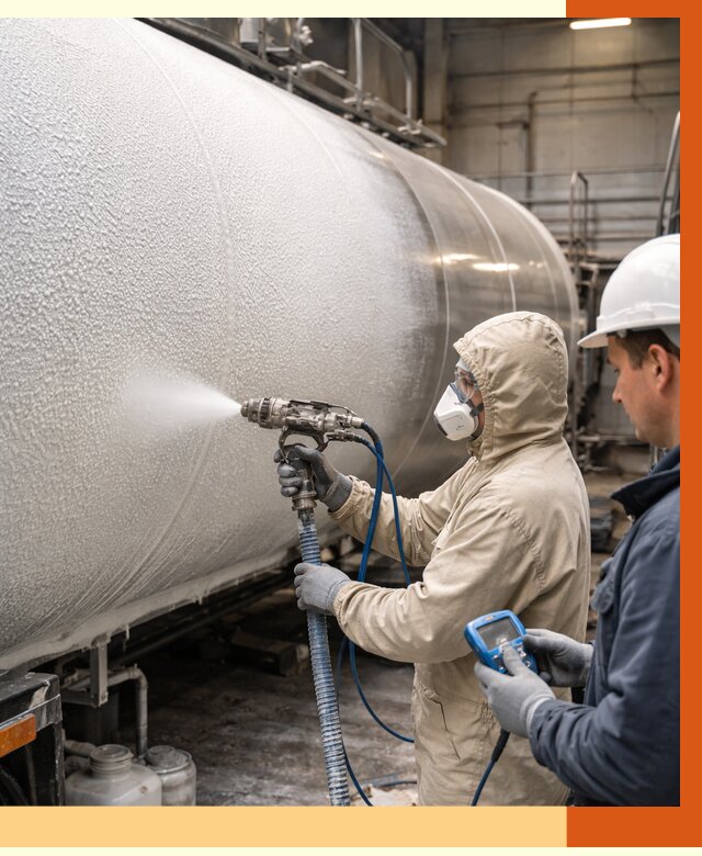 Утепление автоцистерны жидкой теплоизоляцией в Раменском от 14702 руб. под ключ | ТепломастерРмн