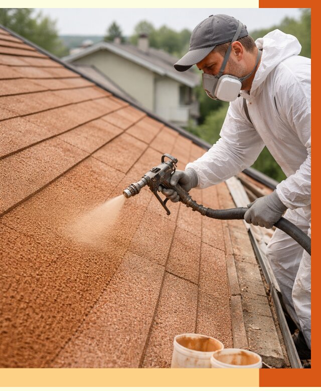 Утепление кровли жидкой пробкой в Раменском от 2738 руб./м² под ключ | ТепломастерРмн