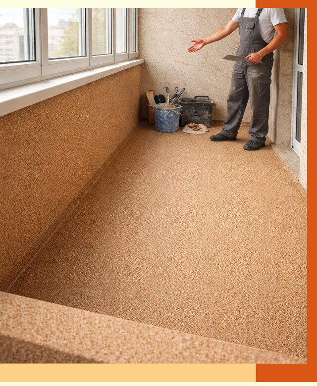 Утепление балкона жидкой пробкой в Раменском от 3701 руб/м² под ключ | ТепломастерРмн