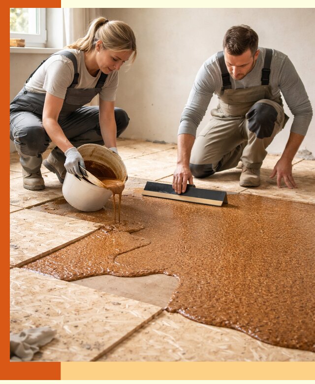 Утепление пола жидкой пробкой в Раменском для квартир и домов