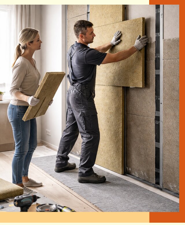 Профессиональная шумоизоляция квартиры в Раменском от 7604 руб. за м2 | ТепломастерРмн