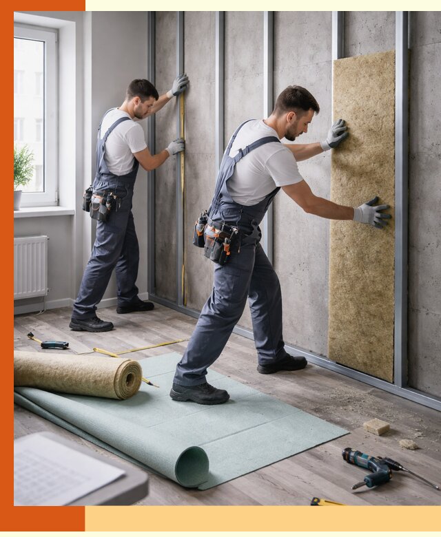 Шумоизоляция квартиры под ключ в Раменском — профессионально и гарантированно