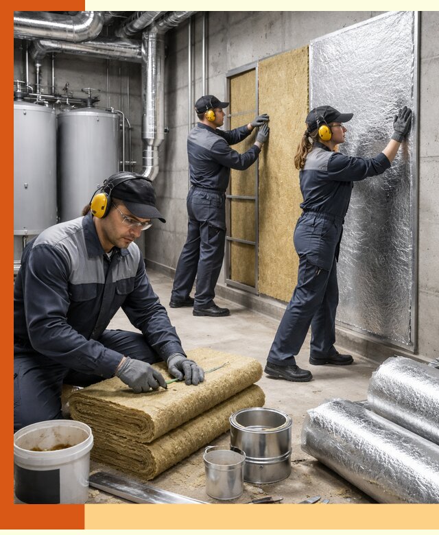 Шумоизоляция котельной в Раменском: профессиональный монтаж и материалы