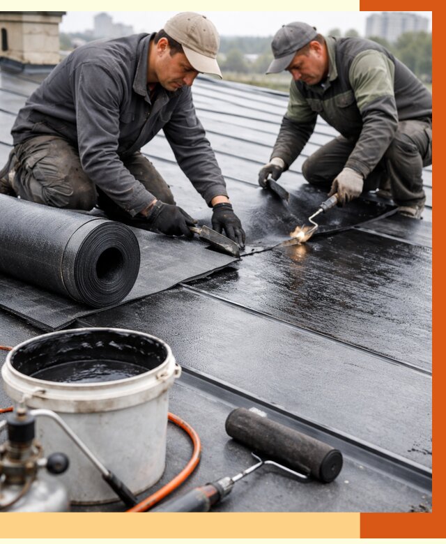Гидроизоляция фальцевой кровли в Раменском от 7604 руб. под ключ | ТепломастерРмн