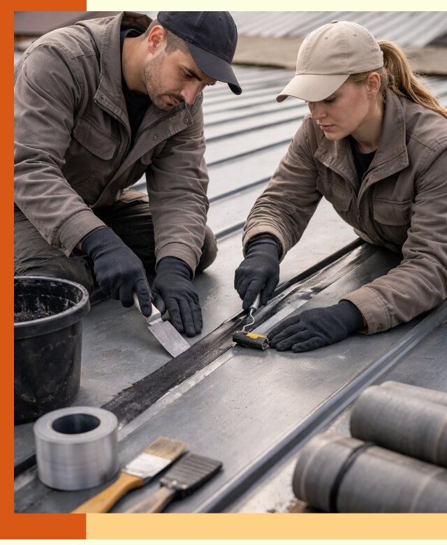 Гидроизоляция фальцевой кровли в Раменском качественно и надежно