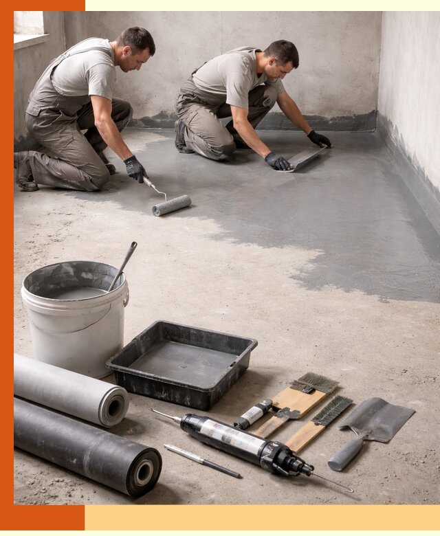 Гидроизоляция пола в Раменском — надежная защита от влаги и протечек