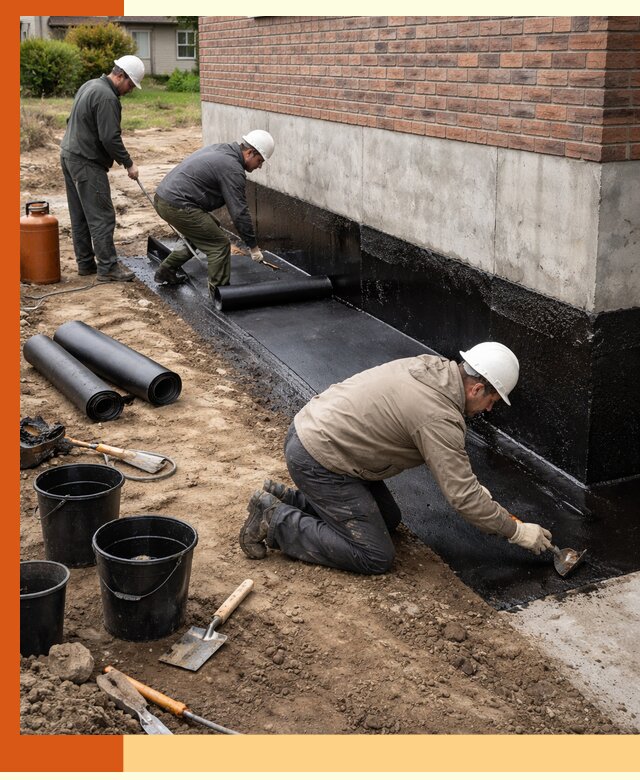 Гидроизоляция фундамента в Раменском: надежная защита строений